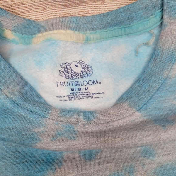 Tie dyed Just Breathe graphic sweatshirt - Picture 8 of 9